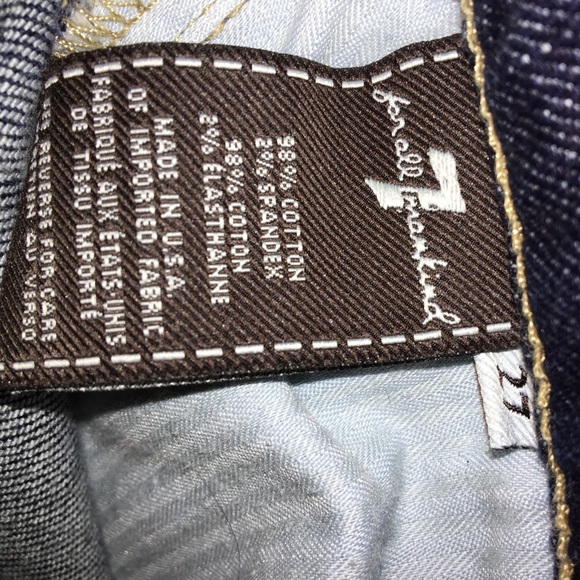 7 for all man kind bootcut jeans - Picture 4 of 5